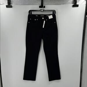 J. Crew Women's '96 Straight Jeans - Black - 25P - New with tags
